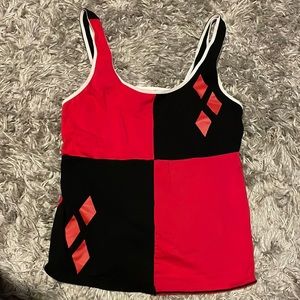 Harley Quinn pajama top size large
